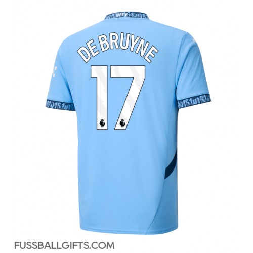 Manchester City Kevin De Bruyne #17 Fußballbekleidung Heimtrikot 2024-25 Kurzarm